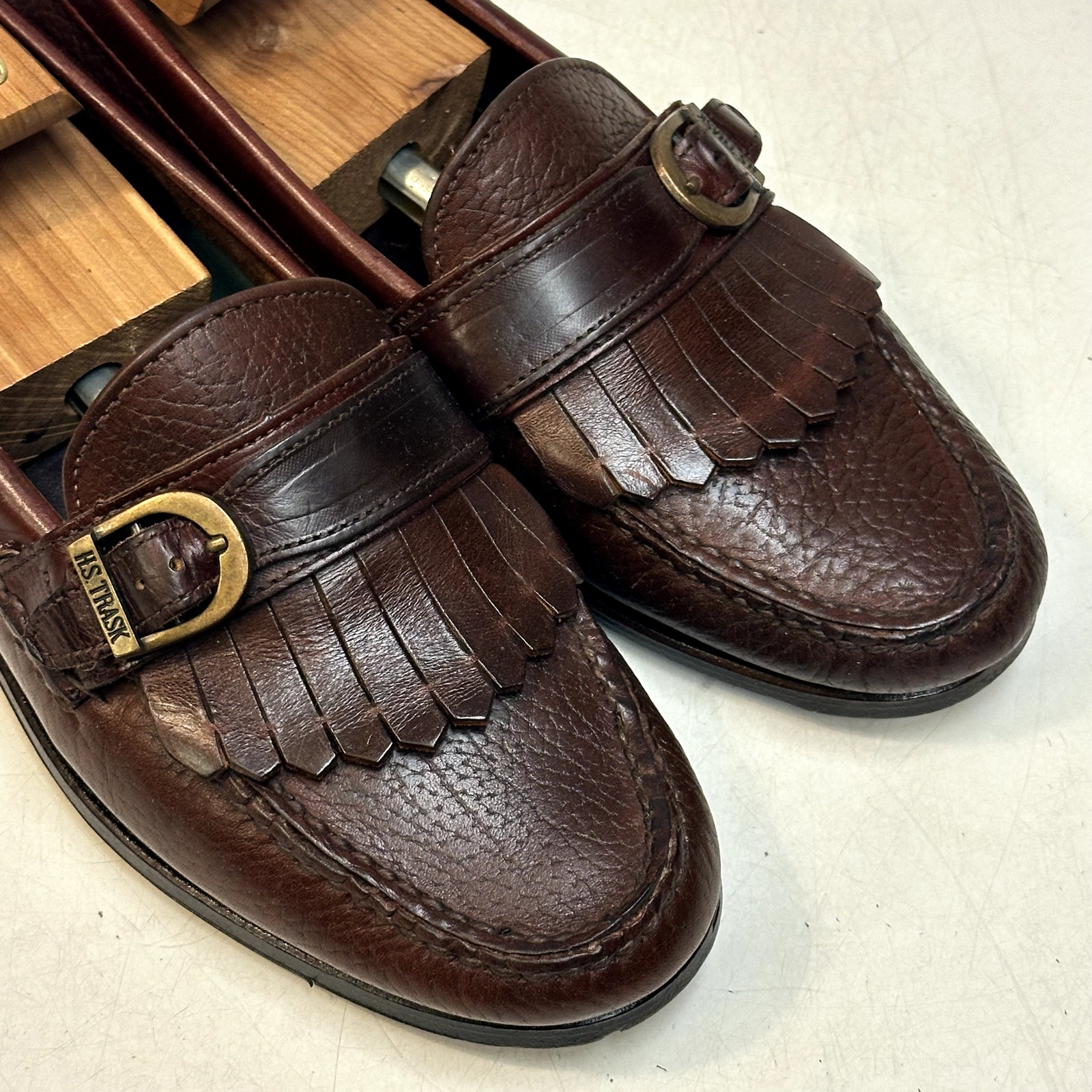 Vguc Rancourt & Co. X H.S. Trask Buckle Loafer Kiltie Made In Maine Usa 9.5 D — image 8 of 8